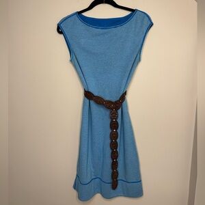 Tommy Bahamma Ocean Blue Pinstripe T-shirt Dress (4-6)